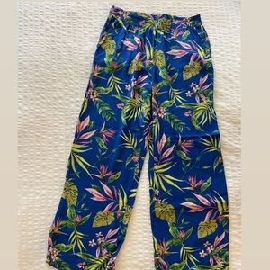 Wide-Leg Floral Pant